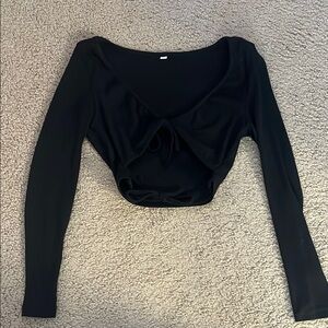 Black Crop Top